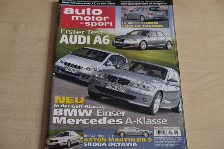 Deckblatt Auto Motor und Sport (08/2004)